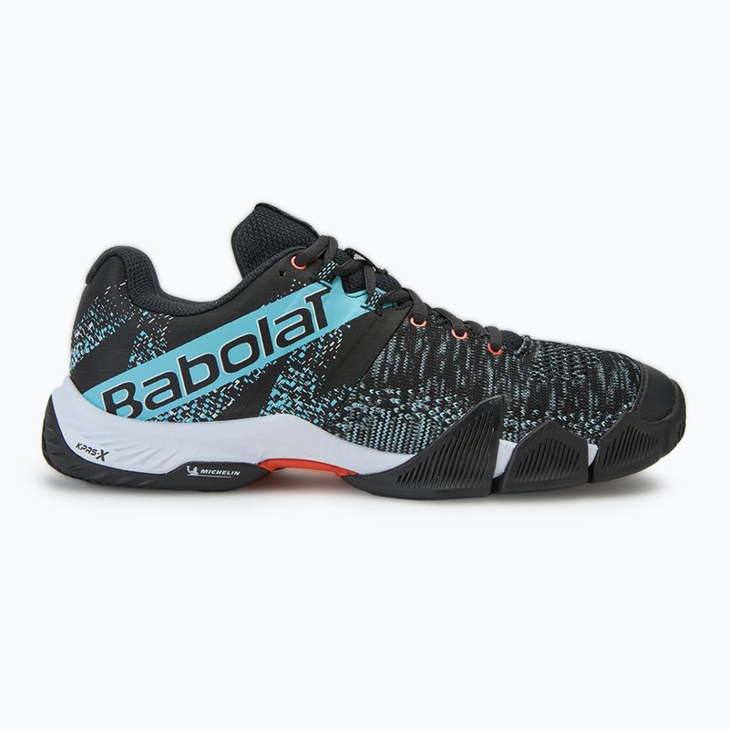 Buty do padla męskie Babolat Movea black/ light blue 2