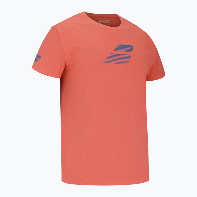 Koszulka dziecięca Babolat Exercise Cotton Jr hot coral 2