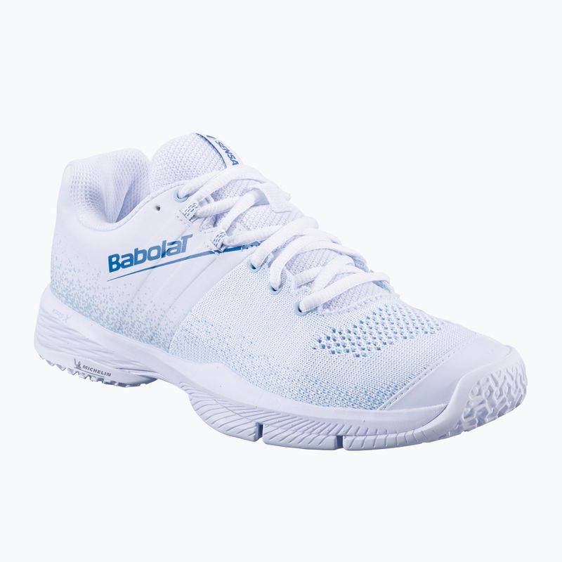 Buty do padla damskie Babolat Sensa W white/ cool blue