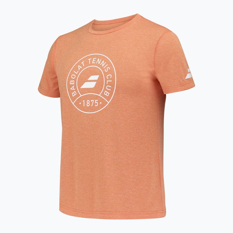 Koszulka męska Babolat Exercise Graphic vibrant orange hthr 2