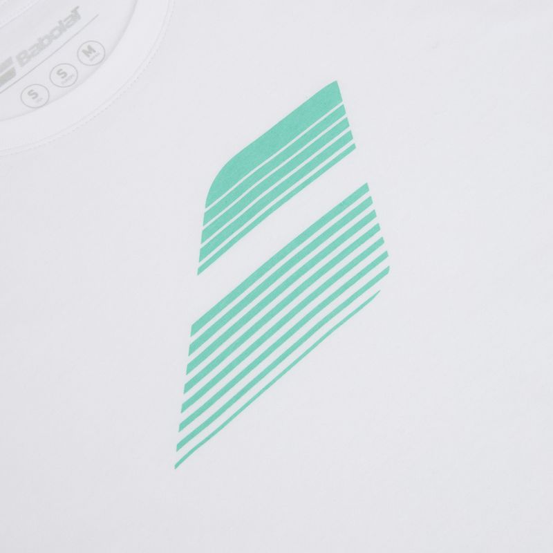 Koszulka męska Babolat Exercise Big Flag white/white 3