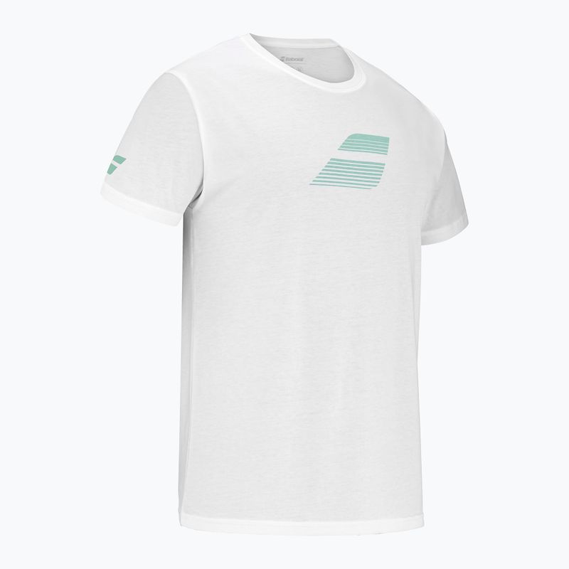 Koszulka męska Babolat Exercise Big Flag white/white 2