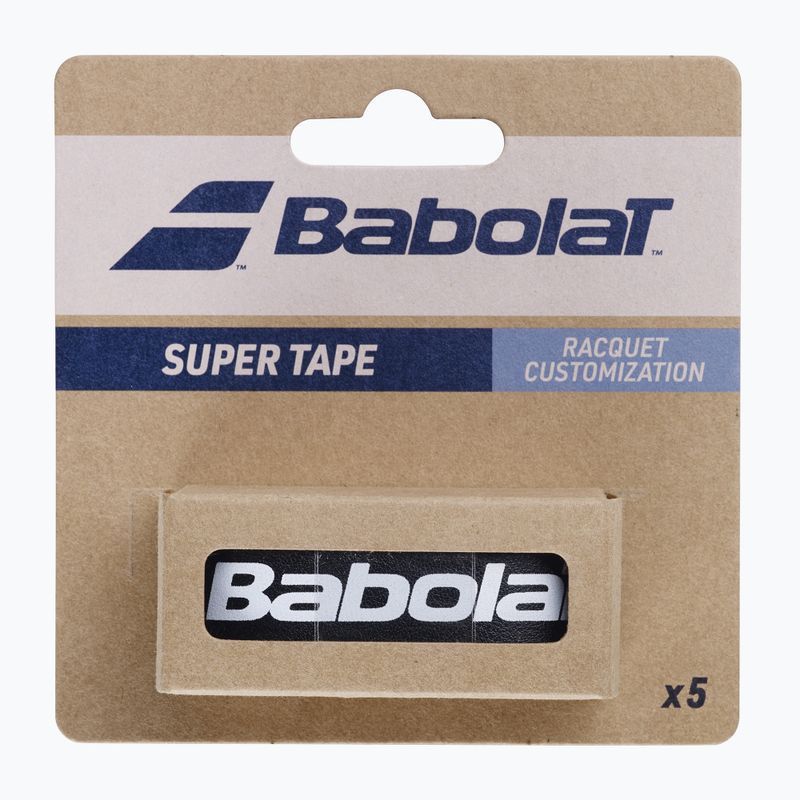 Taśma ochronna na główkę rakiety Babolat Super Tape X5 black