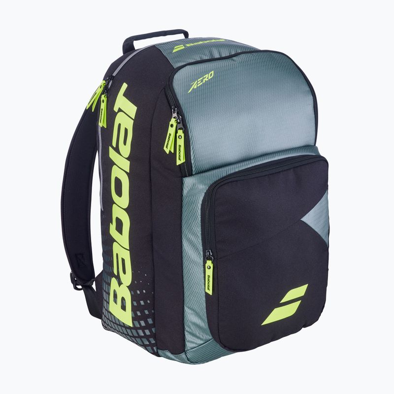 Plecak tenisowy Babolat Pure Aero 40 l metallic grey/black/fluo yellow