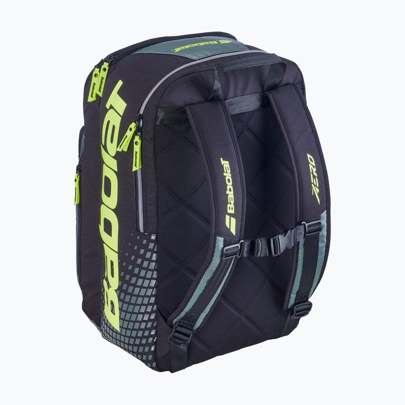 Plecak tenisowy Babolat Pure Aero 40 l metallic grey/black/fluo yellow 2