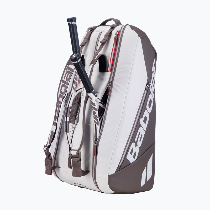 Torba tenisowa Babolat RH9 Pure Wimbledon 80 l white/dark beige 3