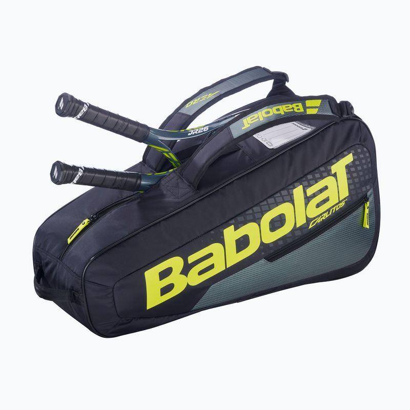 Torba tenisowa Babolat RH Carlitos Junior 35 l black/fluorescent yellow 3
