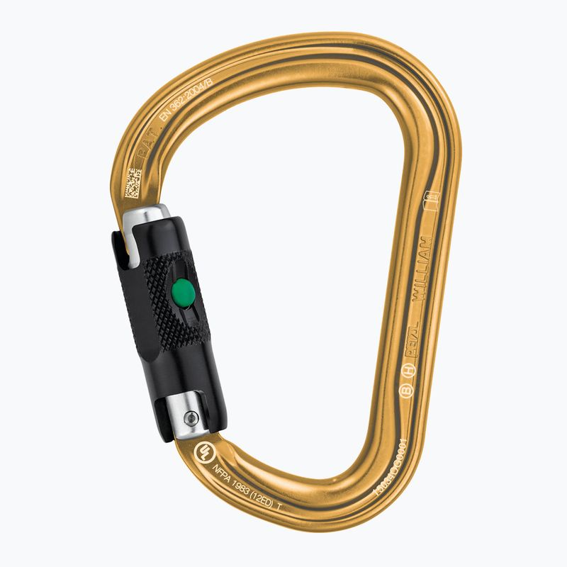 Karabinek Petzl William Ball-Lock gold