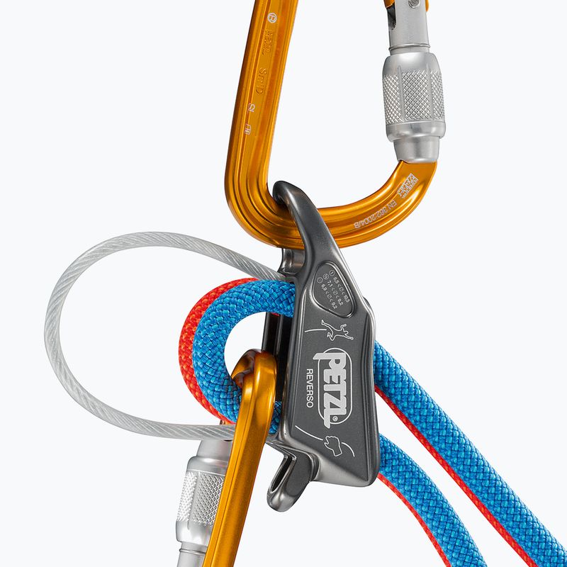 Przyrząd asekuracyjno-zjazdowy Petzl Reverso grey 4