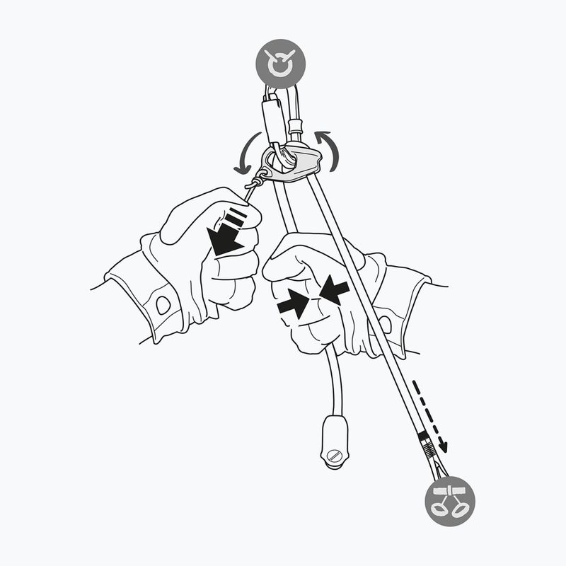 Lonża Petzl Dual Canyon Guide pomarańczowy 5