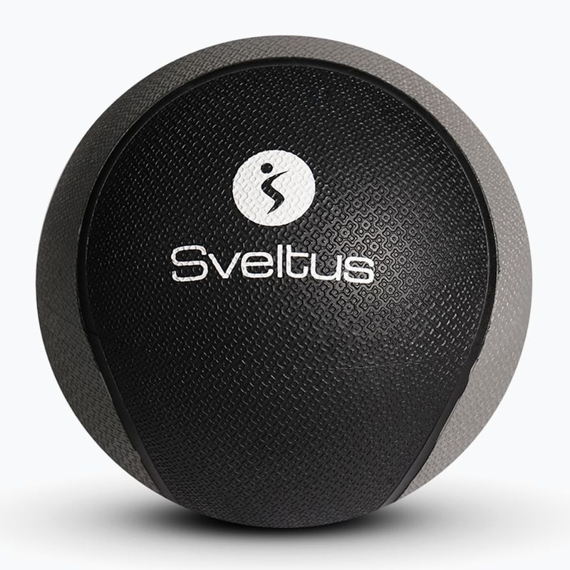 Piłka lekarska Sveltus Medicine Ball Rubber 1 kg grey/ black