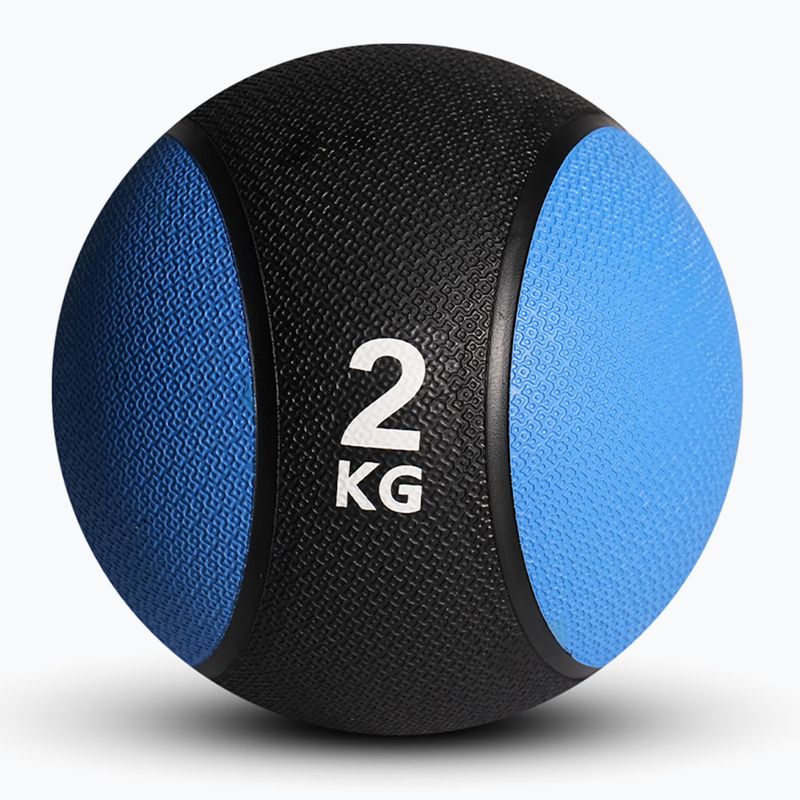 Piłka lekarska Sveltus Medicine Ball Rubber 2 kg blue/ black 2