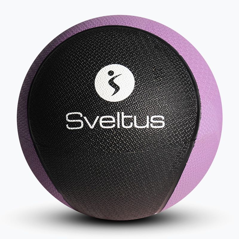 Piłka lekarska Sveltus Medicine Ball Rubber 5 kg violet/ black