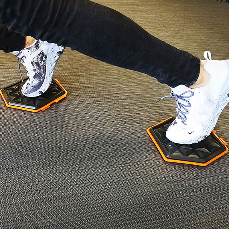 Dyski poślizgowe do ćwiczeń Sveltus Functional Slider Premium 2 szt. black/orange 2