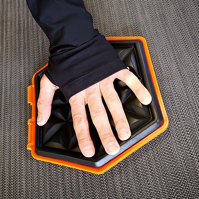 Dyski poślizgowe do ćwiczeń Sveltus Functional Slider Premium 2 szt. black/orange 3