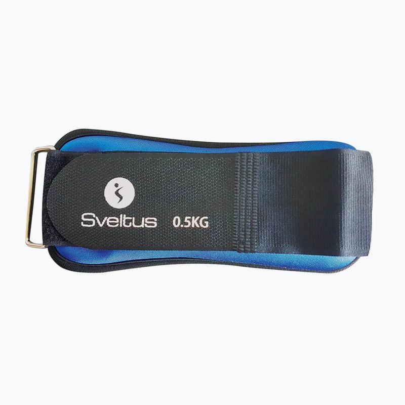 Obciążniki na kostki i nadgarstki Sveltus Weighted Cuff 2 x 0,5 kg blue 2
