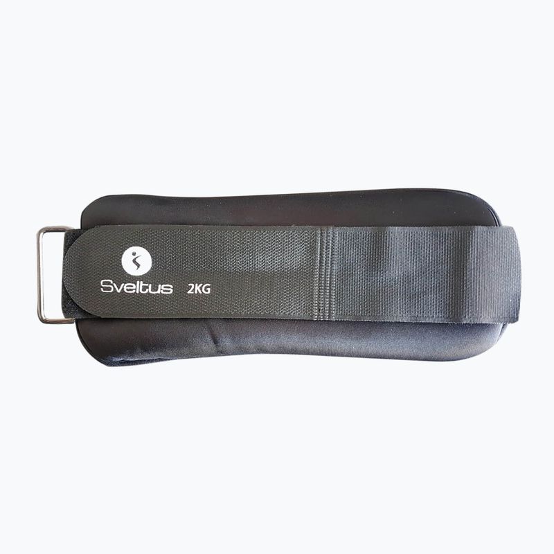 Obciążniki na kostki i nadgarstki Sveltus Weighted Cuff 2 x 2 kg black 2