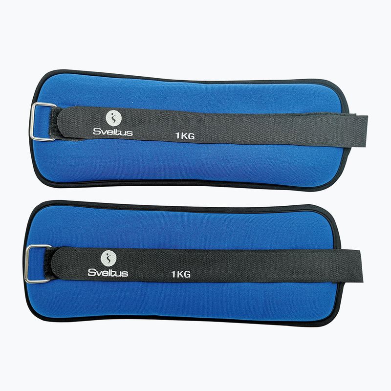 Obciążniki na kostki Sveltus Neoprene Weighted Cuff 2 x 1 kg black