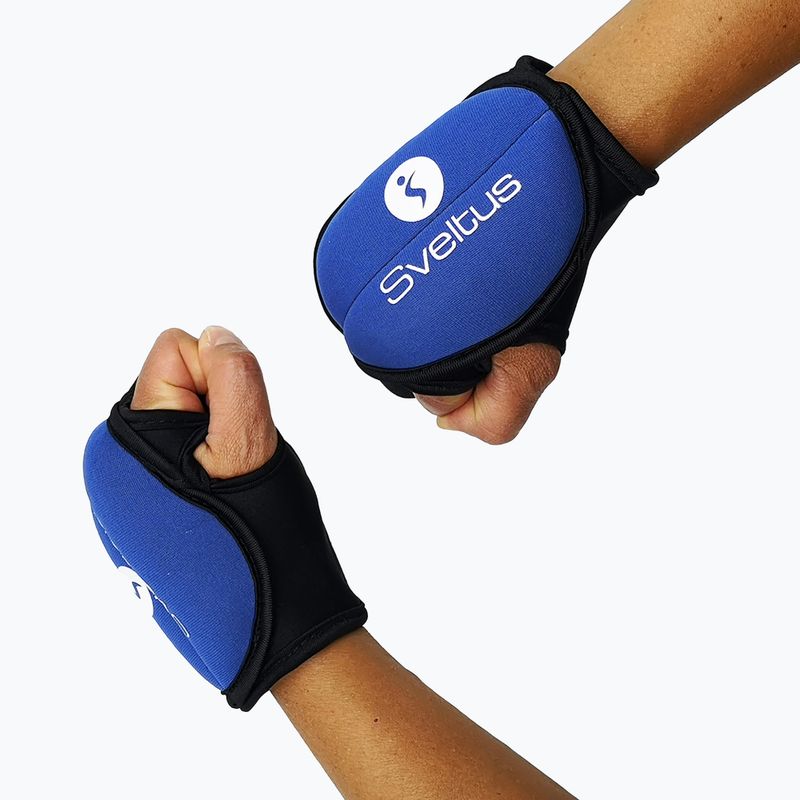 Obciążniki na nadgarstki Sveltus Pilox 2 x 0,5 kg black/blue 6