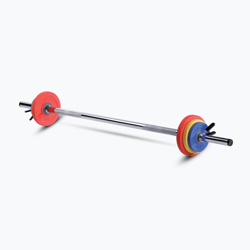 Sztanga z obciążeniem Sveltus Kit Pump 8 kg multicolor 2