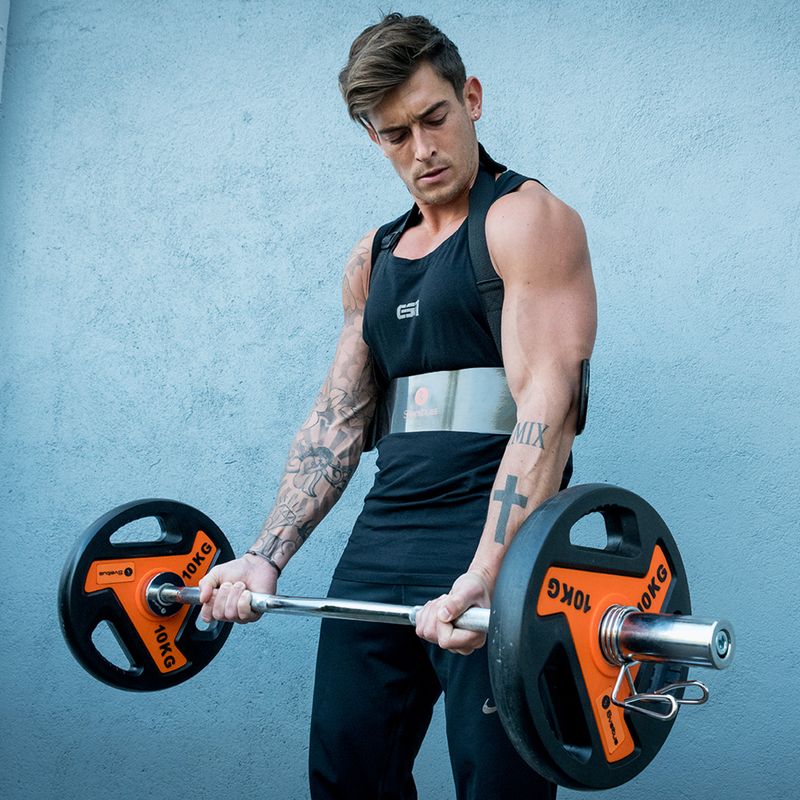 Gryf prosty Sveltus Training Bar + 2 Spring Collars 175 cm chrome 7