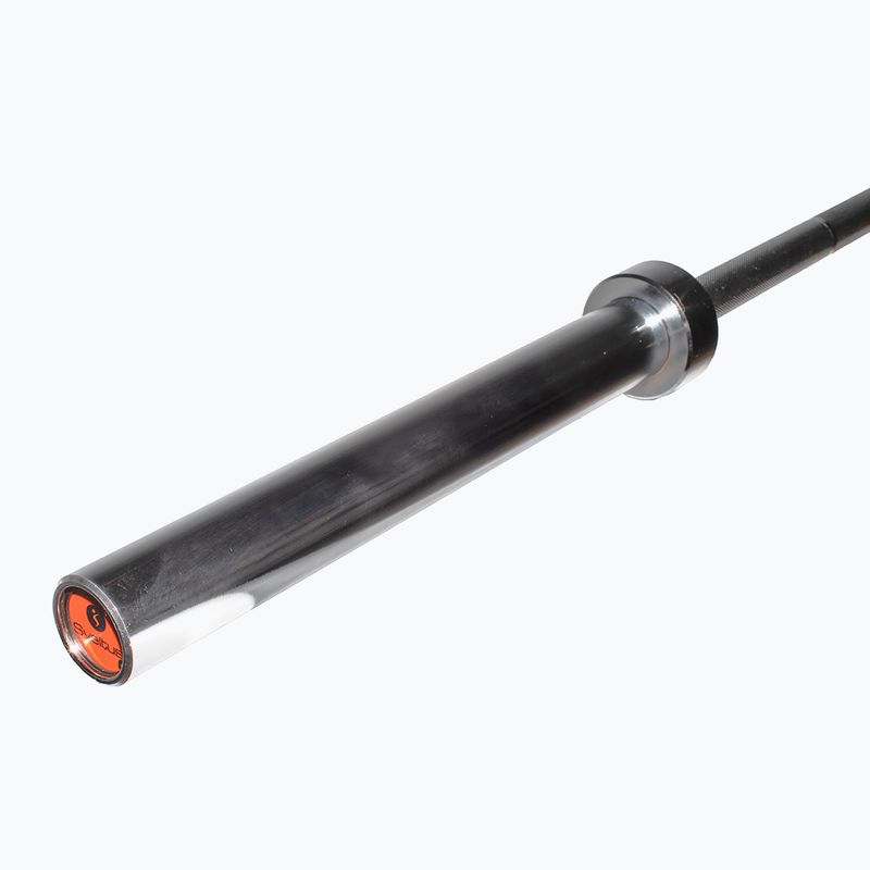 Gryf prosty Sveltus Training Bar + 2 Spring Collars 220 cm chrome 4