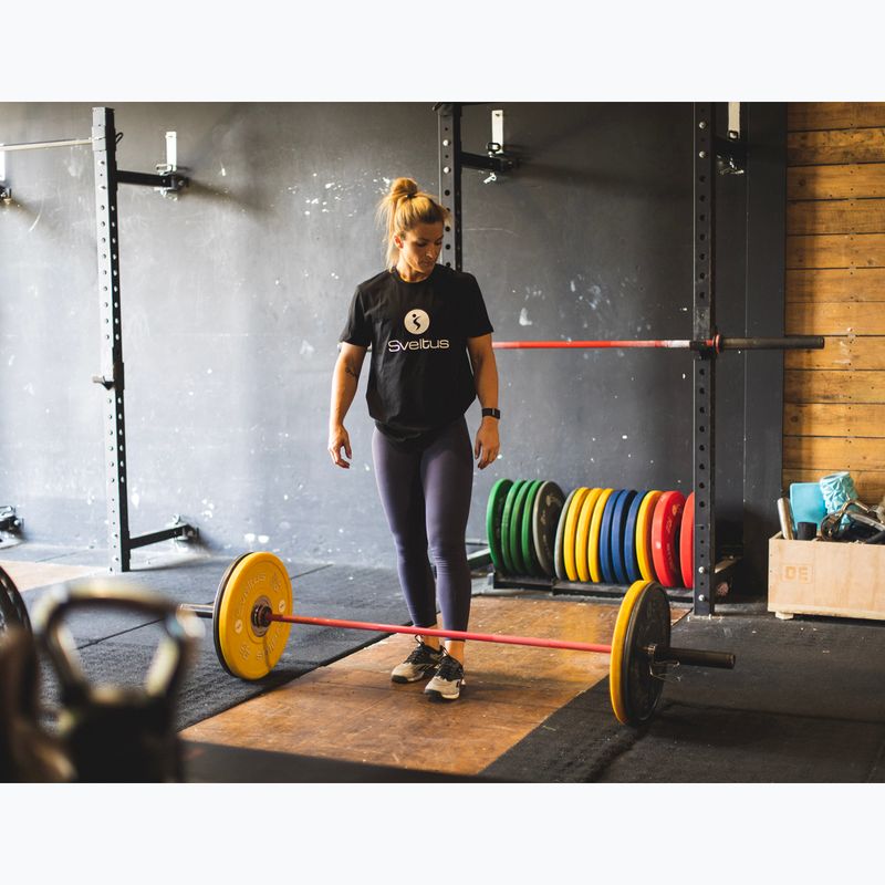 Obciążenie bumperowe olimpijskie Sveltus Training Olympic Disc 5 kg black 4