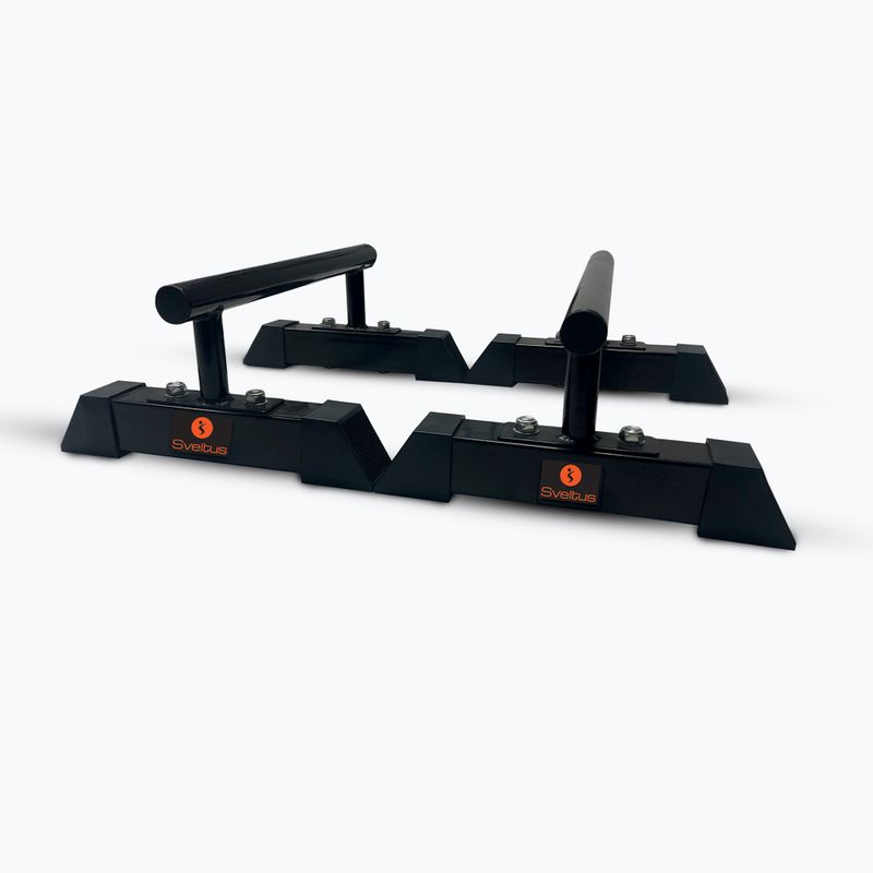 Uchwyty do pompek Sveltus Parallette 2 szt. black