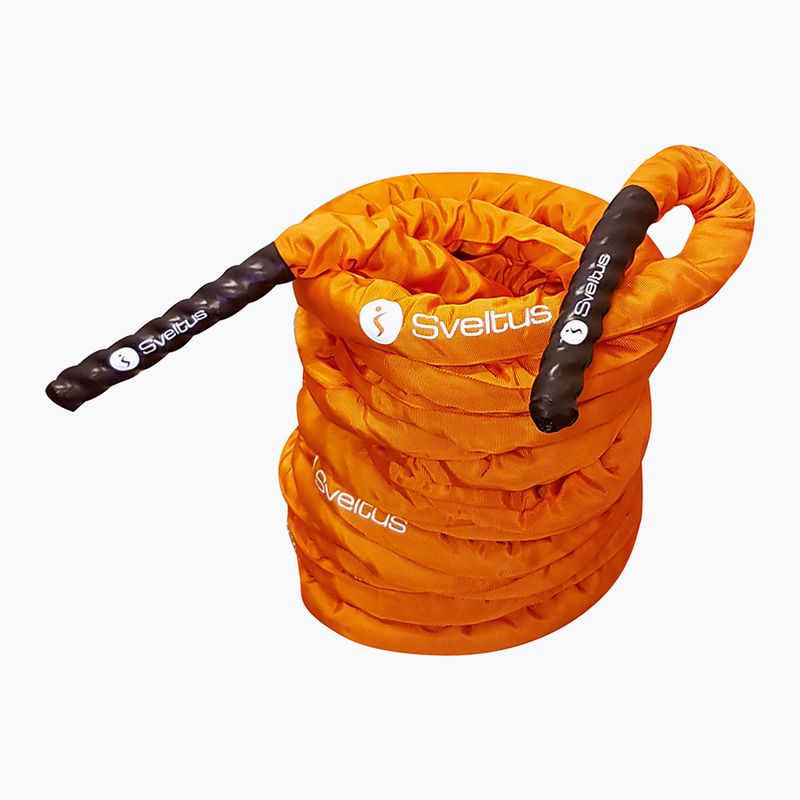 Lina treningowa Sveltus Battle Rope Premium 38 mm orange