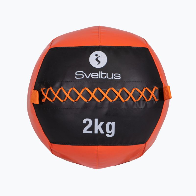 Piłka lekarska Sveltus Wall Ball 2 kg black/red