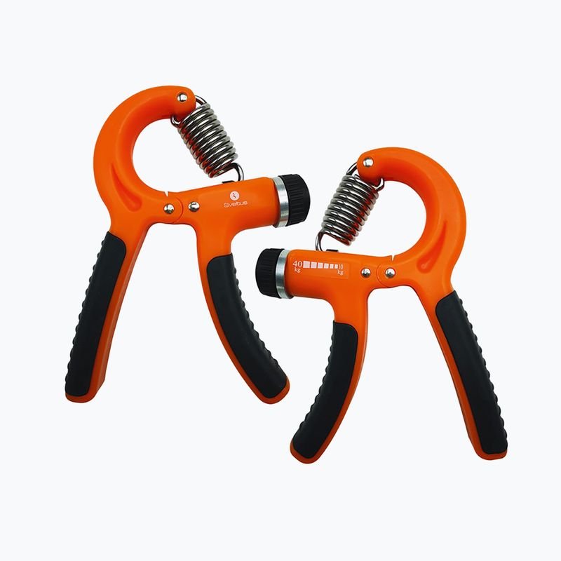 Ściskacze z regulowanym oporem Sveltus Adjustable Hand Trainer pomarańczowe 5301