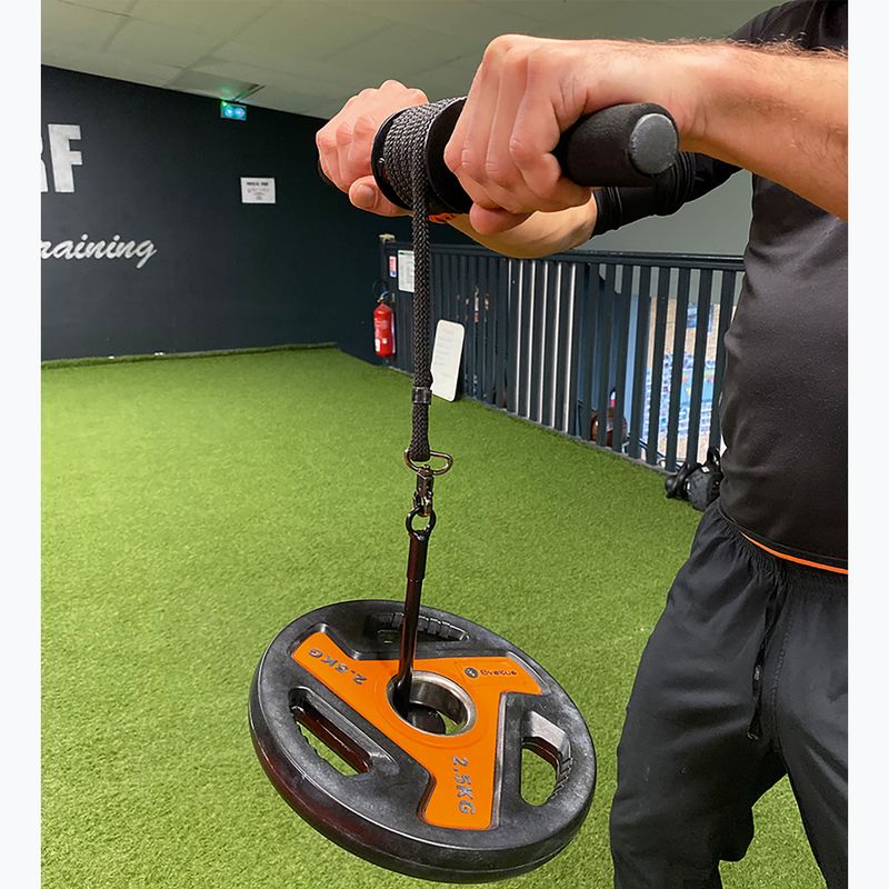 Przyrząd do treningu nadgarstków i przedramion Sveltus Wrist Roller black 4