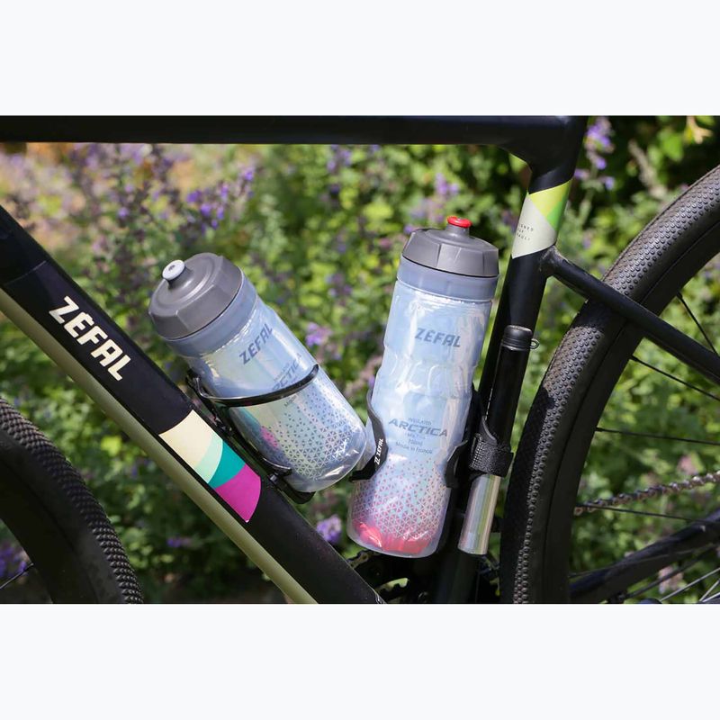 Bidon rowerowy termiczny Zefal Arctica 550 ml silver/black 5