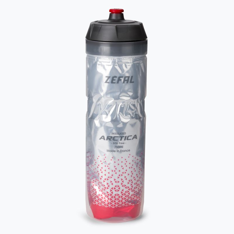 Bidon rowerowy termiczny Zefal Arctica 750 ml silver/red 2