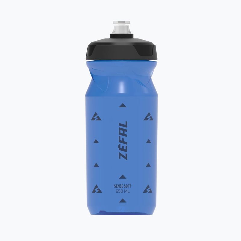 Bidon rowerowy Zefal Sense Soft Bottle 650 ml translucent blue