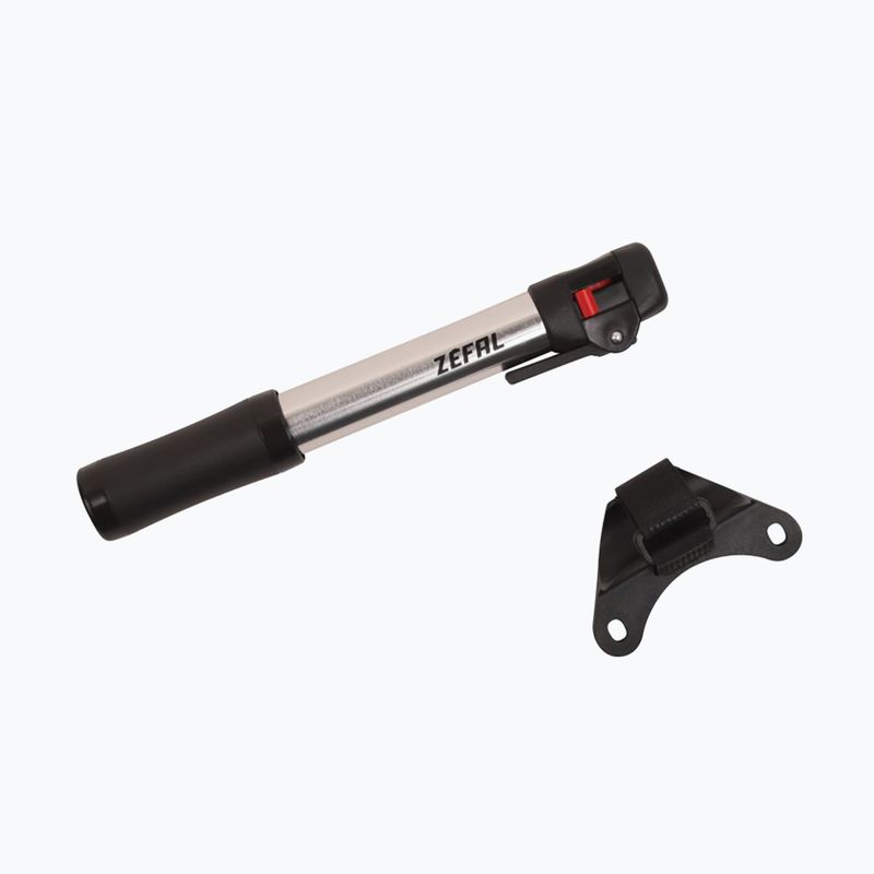Pompka rowerowa Zefal Switch 80 psi silver/black 2