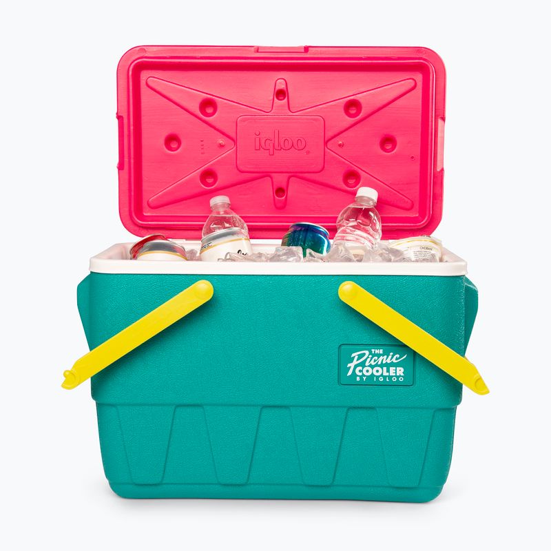 Lodówka turystyczna Igloo Retro Picnic 25 Qt 23 l dark jade 9