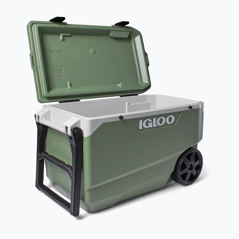 Lodówka turystyczna Igloo Ecocool Latitude 90 Roller 85 l vintage green 7