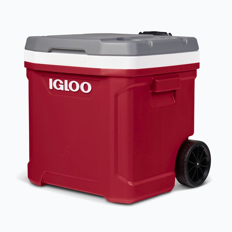 Lodówka turystyczna Igloo Latitude 60 Roller 56 l industrial red/meteorite 3
