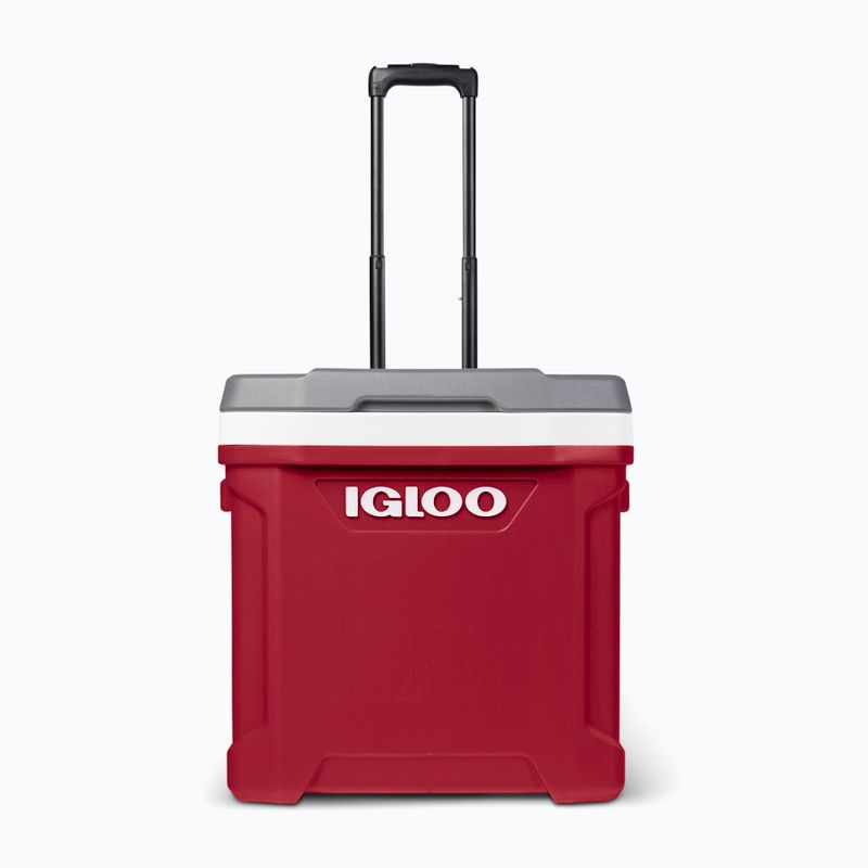 Lodówka turystyczna Igloo Latitude 60 Roller 56 l industrial red/meteorite 9