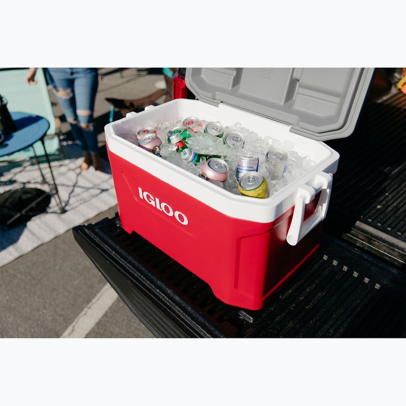Lodówka turystyczna Igloo Latitude 52 49 l industrial red/meteorite 11