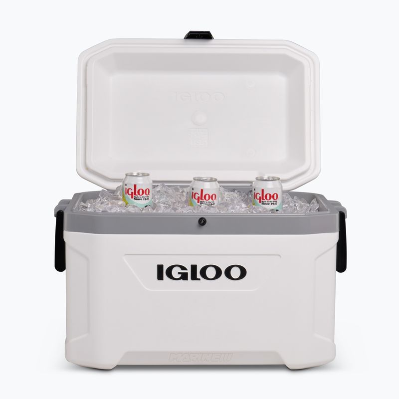 Lodówka turystyczna Igloo Latitude Marine Ultra 54 51 l white/moonscape gray 10