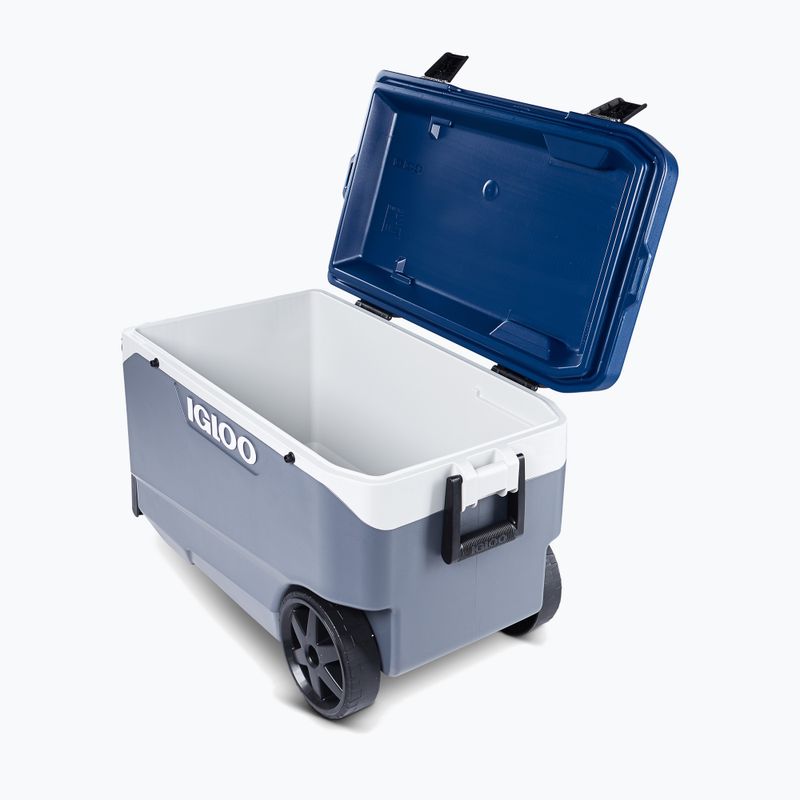 Lodówka turystyczna Igloo Maxcold Latitude 90 Roller 85 l carbonite/aegean sean 8