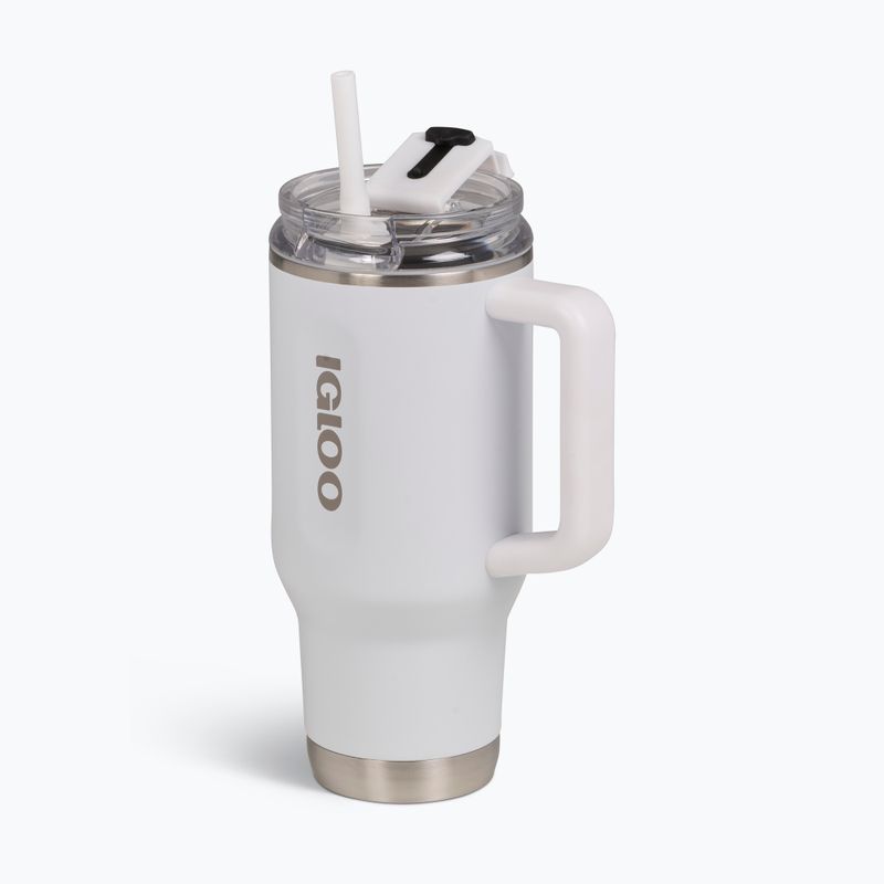 Kubek termiczny Igloo Travel Flip n' Sip 960 ml white 4