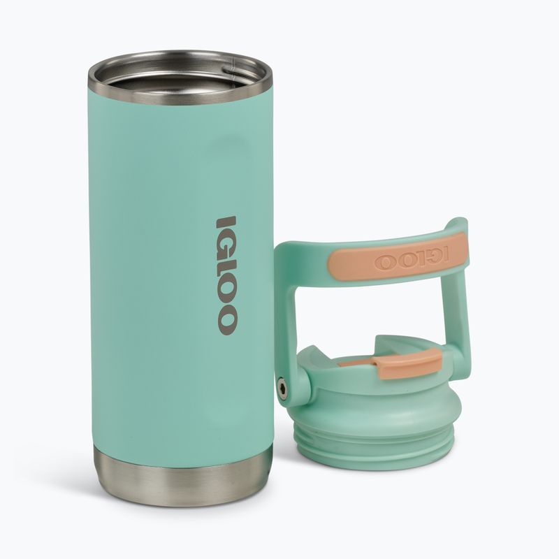 Kubek termiczny Igloo Tumbler Flip 'n' Sip 480 ml seafoam 2