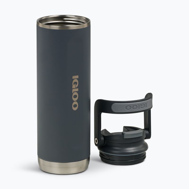 Kubek termiczny Igloo Tumbler Flip 'n' Sip 600 ml carbonite 2