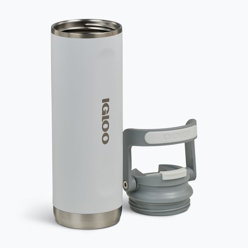 Kubek termiczny Igloo Tumbler Flip 'n' Sip 600 ml white 2
