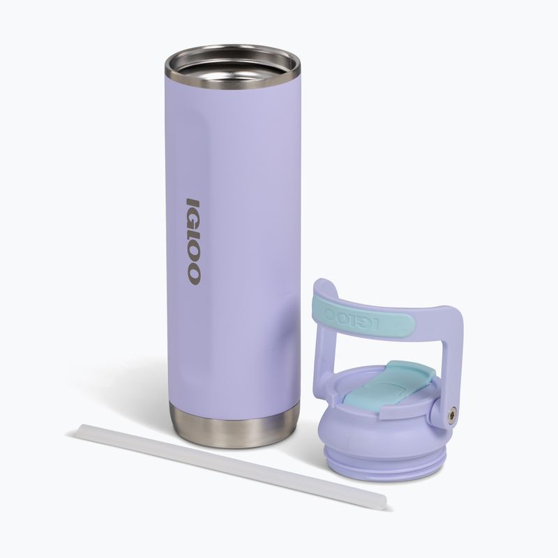 Kubek termiczny Igloo Tumbler Flip 'n' Sip 600 ml lilac breeze 2