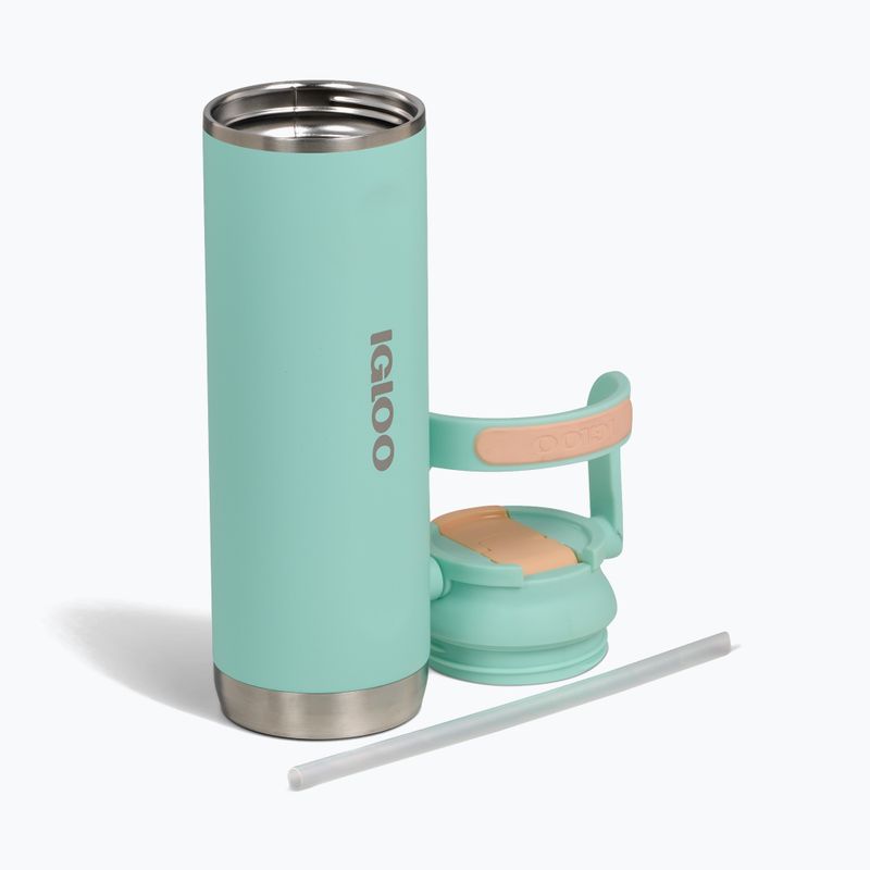 Kubek termiczny Igloo Tumbler Flip 'n' Sip 600 ml seafoam 2