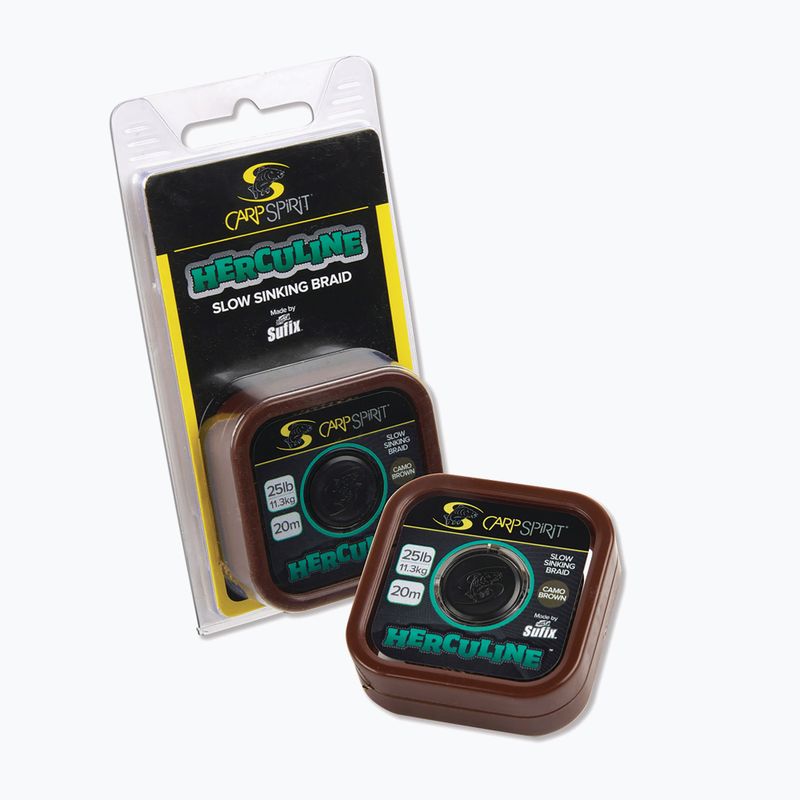 Plecionka przyponowa Carp Spirit Herculine Camo 20M zielona ACS640066